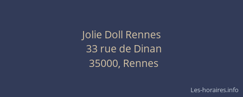 Jolie Doll Rennes