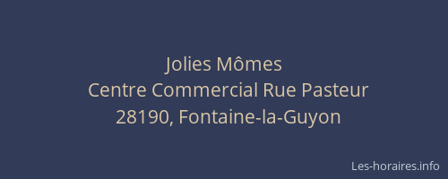 Jolies M&ocirc;mes