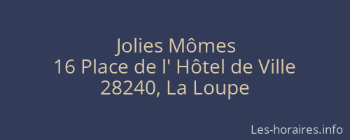 Jolies Mômes