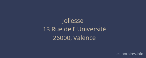 Joliesse