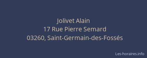 Jolivet Alain