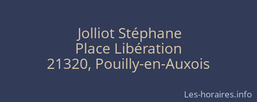Jolliot St&eacute;phane