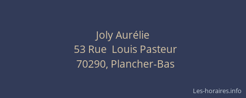 Joly Aurélie