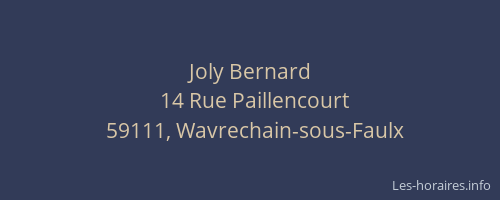 Joly Bernard