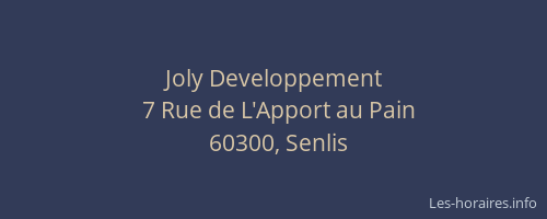 Joly Developpement