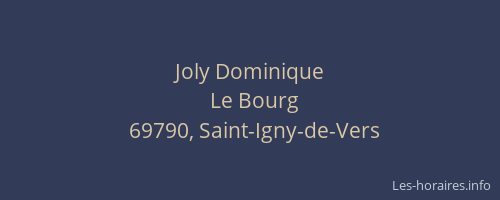 Joly Dominique