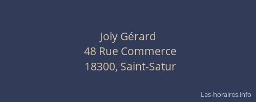 Joly Gérard