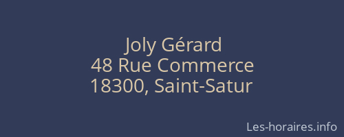 Joly Gérard