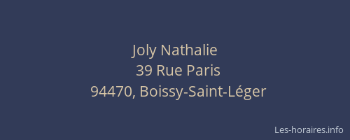 Joly Nathalie