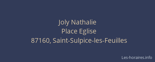 Joly Nathalie