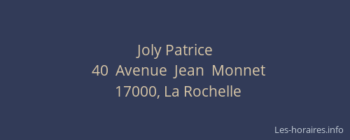 Joly Patrice