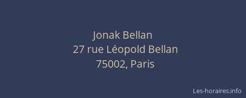 Jonak Bellan