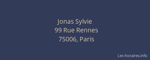 Jonas Sylvie