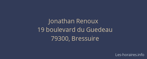 Jonathan Renoux