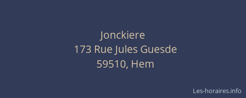 Jonckiere