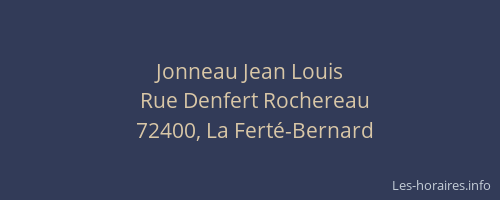 Jonneau Jean Louis