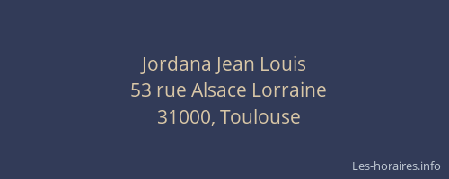 Jordana Jean Louis