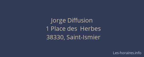 Jorge Diffusion