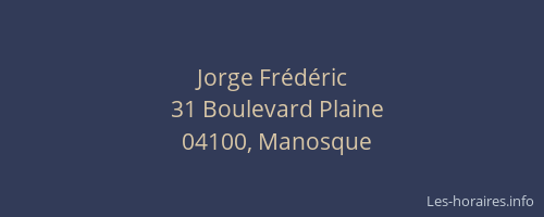 Jorge Frédéric