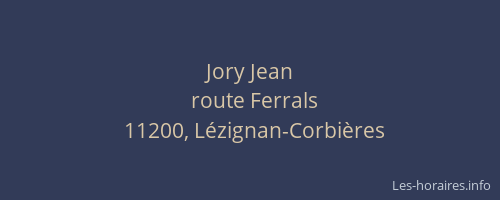 Jory Jean