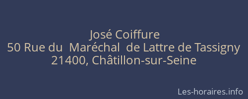José Coiffure
