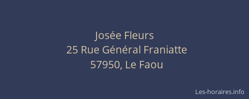 Jos&eacute;e Fleurs