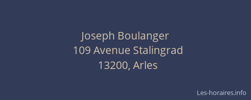 Joseph Boulanger