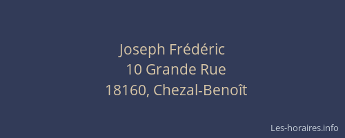 Joseph Frédéric