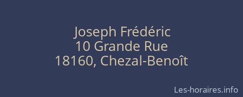 Joseph Frédéric