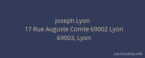 Joseph Lyon