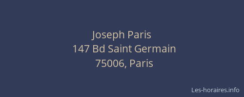 Joseph Paris