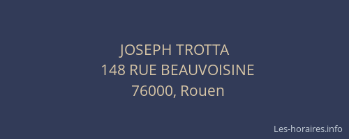 JOSEPH TROTTA