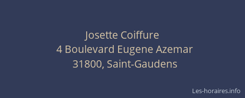 Josette Coiffure