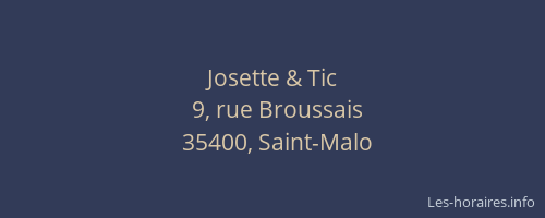 Josette & Tic