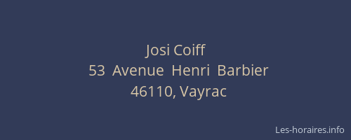 Josi Coiff