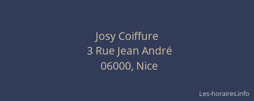 Josy Coiffure