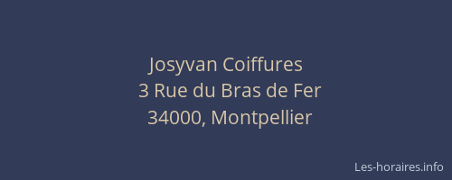 Josyvan Coiffures