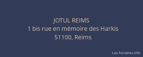 JOTUL REIMS