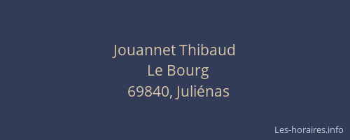 Jouannet Thibaud