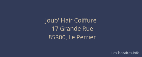Joub' Hair Coiffure