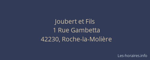 Joubert et Fils