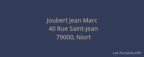 Joubert Jean Marc