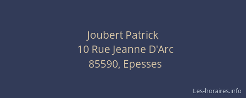 Joubert Patrick