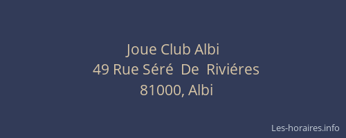 Joue Club Albi