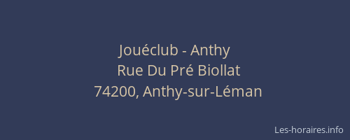 Jou&eacute;club - Anthy