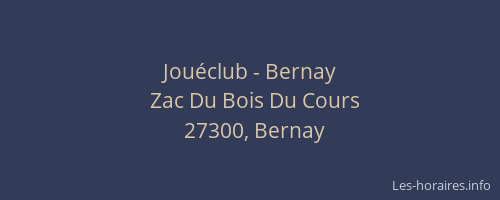 Jou&eacute;club - Bernay