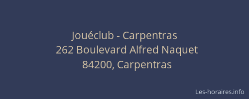 Jou&eacute;club - Carpentras