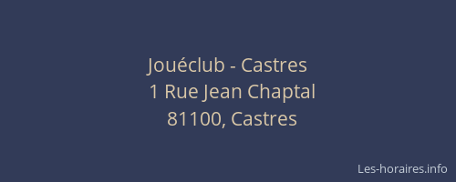Jouéclub - Castres