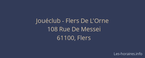 Jouéclub - Flers De L'Orne
