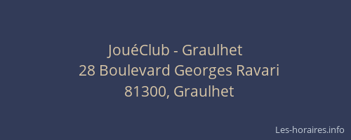 JouéClub - Graulhet